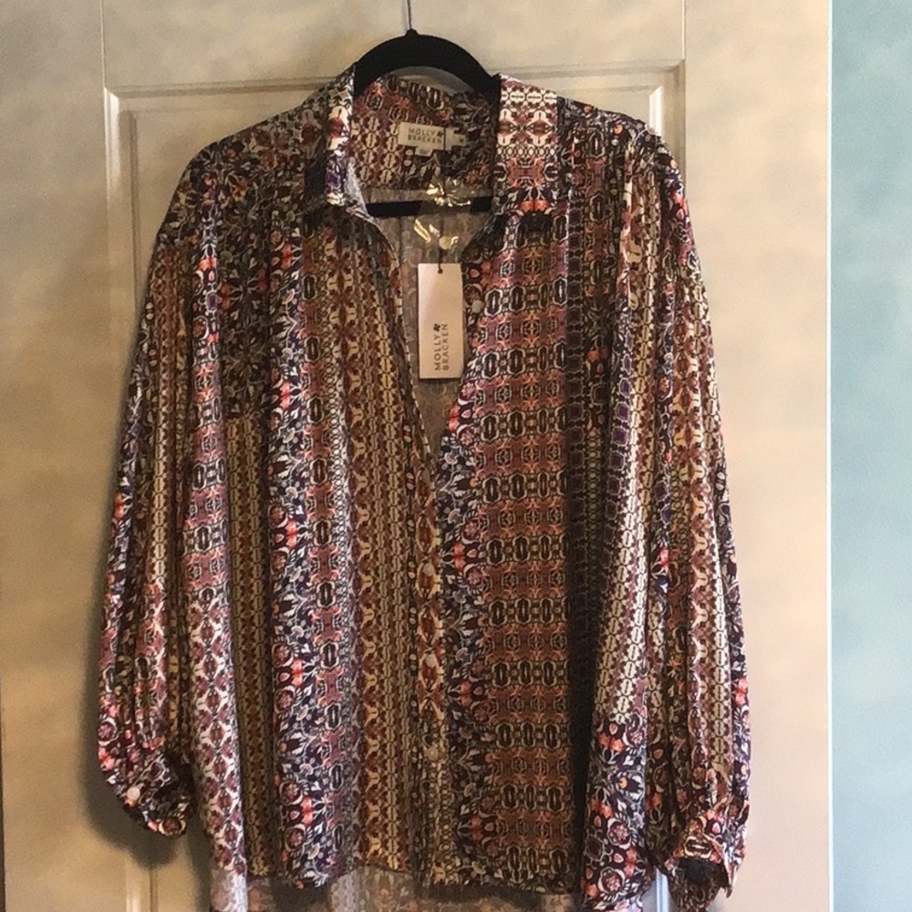 Molly bracken print blouse